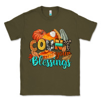 Army Green count your blessings Classic Tee - CowGirlArtShop