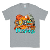 Heather Grey count your blessings Classic Tee - CowGirlArtShop