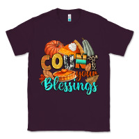 Plum count your blessings Classic Tee - CowGirlArtShop