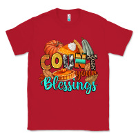 Red count your blessings Classic Tee - CowGirlArtShop