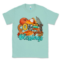 Seafoam count your blessings Classic Tee - CowGirlArtShop