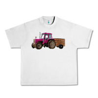 Lunar Rock Pink Farm Tractor Urban Heavy Tee - RanaPortraitStore