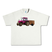 Pistachio Pink Farm Tractor Urban Heavy Tee - RanaPortraitStore