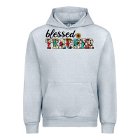 Heather Grey blessed teacher Urban Hoodie - JahusDesignShop