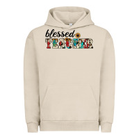 Pigment French Oak blessed teacher Urban Hoodie - JahusDesignShop
