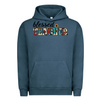 Pigment Midnight Navy blessed teacher Urban Hoodie - JahusDesignShop