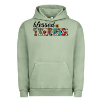 Pigment Oil Green blessed teacher Urban Hoodie - JahusDesignShop