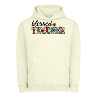 Pigment Pistachio blessed teacher Urban Hoodie - JahusDesignShop