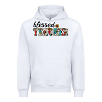 White blessed teacher Urban Hoodie - JahusDesignShop