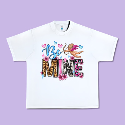 Be Mine Valentine's Day Urban Heavy Tee Designed By Oliviacreatesart