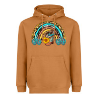 Meerkat cowboy boots and hat rainbow Heavyweight Hoodie - AdoDesignShop