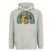 Moon Dust cowboy boots and hat rainbow Heavyweight Hoodie - AdoDesignShop