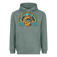 Sage cowboy boots and hat rainbow Heavyweight Hoodie - AdoDesignShop