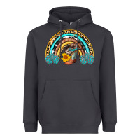 Smoke cowboy boots and hat rainbow Heavyweight Hoodie - AdoDesignShop