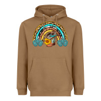 Toasted Coconut cowboy boots and hat rainbow Heavyweight Hoodie - AdoDesignShop