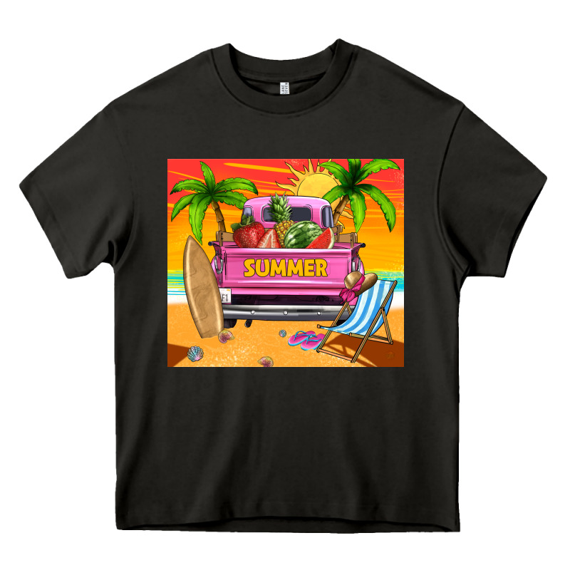 Summer Truck Heavy Core Tee by TumblerDesignByShophia | Teevron