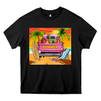 Black summer truck Heavy Core Tee - TumblerDesignByShophia
