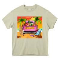Mossy summer truck Heavy Core Tee - TumblerDesignByShophia