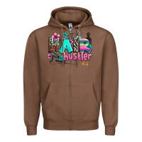 Chestnut hair hustler Zipper Hoodie - AdoDesignShop