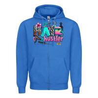 True Royal hair hustler Zipper Hoodie - AdoDesignShop