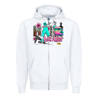White hair hustler Zipper Hoodie - AdoDesignShop