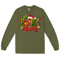 Army Green christmas baby claus Long Sleeve Tee - FaDigitalArtStudio