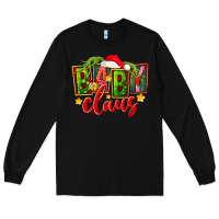 Black christmas baby claus Long Sleeve Tee - FaDigitalArtStudio