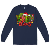 Navy christmas baby claus Long Sleeve Tee - FaDigitalArtStudio