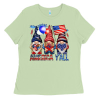 Matcha America y'all with gnomies Ladies Tee - HowdyJamesFarm