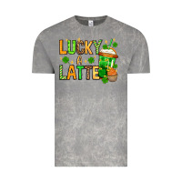 Cloud Rock St. Patrick's Lucky a latte Vintage Tee - OliviaCreatesArt