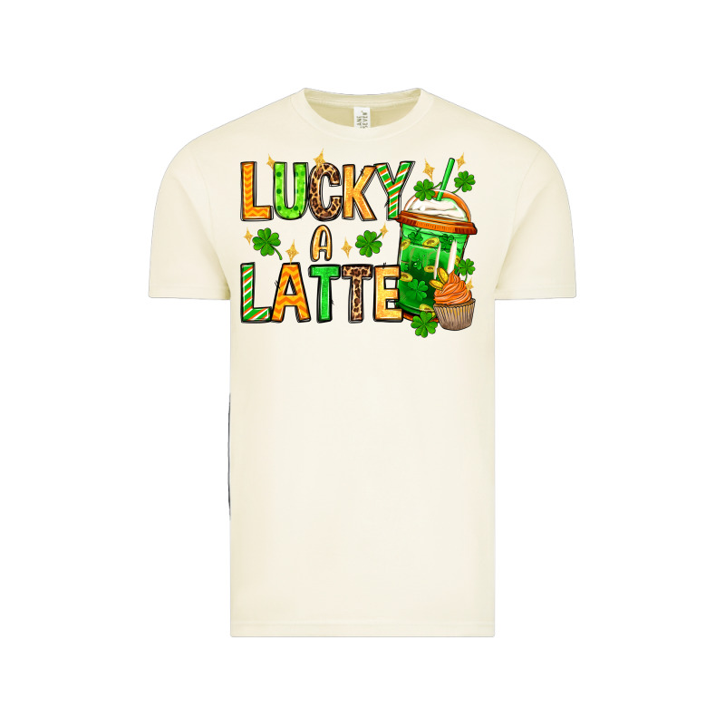 St. Patrick's Lucky A Latte Vintage Tee by OliviaCreatesArt | Teevron