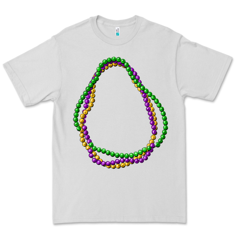 Mardi Gras Beads Premium Tee by CowGirlArtShop | Teevron