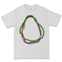 Dove Grey mardi gras beads Premium Tee - CowGirlArtShop