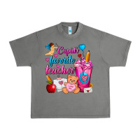 Tornado Cupid's Favorite Teacher Valentine's Day Frappe Urban Heavy Tee - FaDigitalArtStudio