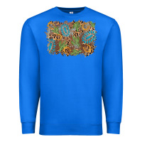 True Royal horseshoe leopard gemstone cactus background Premium Sweatshirt - AdoDesignShop