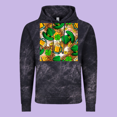 St. Patricks Day Hat Digital Paper Vintage Hoodie Designed By Bundleandbundleshop