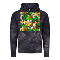Cloud Black St. Patricks day hat digital paper Vintage Hoodie - BundleAndBundleShop