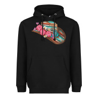 Black cowboy hat Heavyweight Hoodie - AdoDesignShop