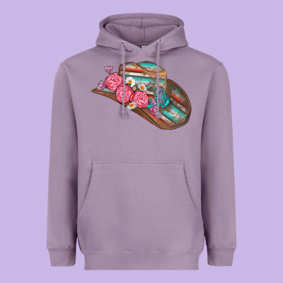 Cowboy Hat Heavyweight Hoodie Designed By Adodesignshop