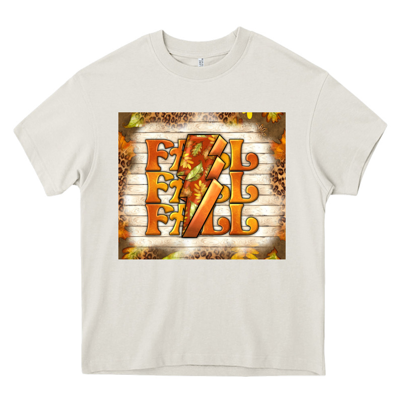 Fall With Lightning Bolt Heavy Core Tee by TumblerDesignByShophia | Teevron