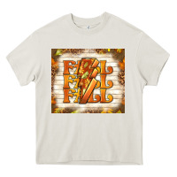 Cream fall with lightning bolt Heavy Core Tee - TumblerDesignByShophia