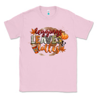 Bubblegum Pink leaves and lattes Classic Tee - CowGirlArtShop