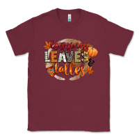 Burgundy leaves and lattes Classic Tee - CowGirlArtShop