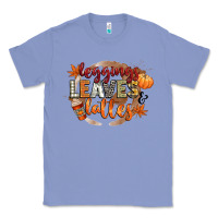 Colony Blue leaves and lattes Classic Tee - CowGirlArtShop