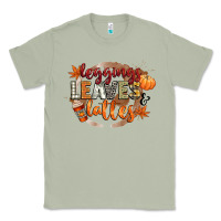 Matcha leaves and lattes Classic Tee - CowGirlArtShop