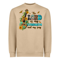 Mushroom the lord is my strength and my song guitar with su Heavyweight Sweatshirt - AdoDesignShop