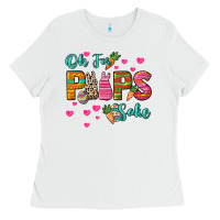 White Oh for peeps sake Easter Day Ladies Tee - HowdyJamesFarm