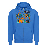 True Royal just a nail boss building her empire Zipper Hoodie - AdoDesignShop