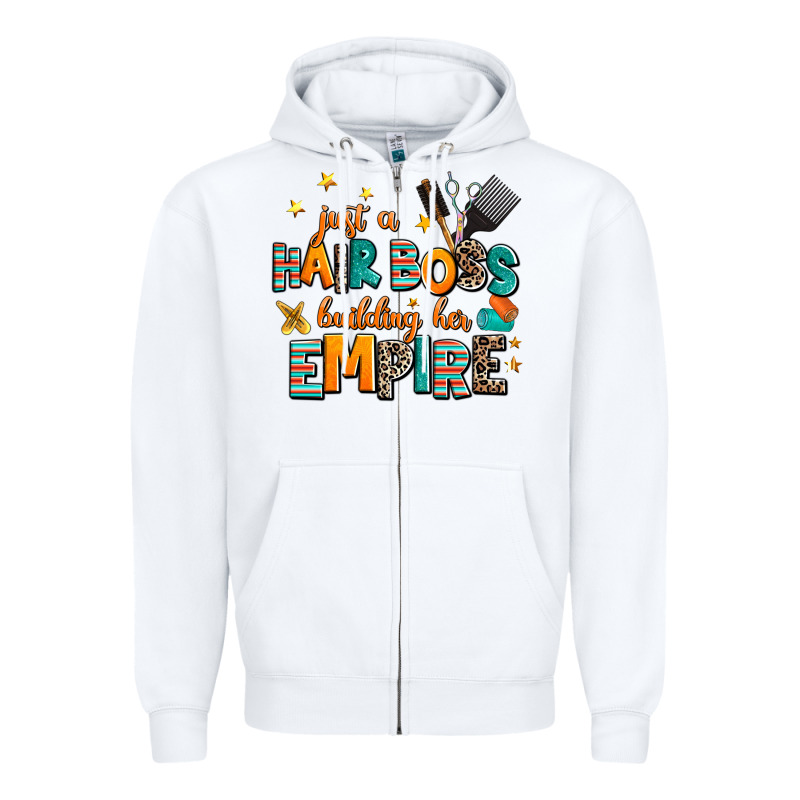 Just A Nail Boss Building Her Empire Zipper Hoodie by AdoDesignShop | Teevron
