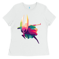 White Hornet Hollow Knight Ladies Tee - DesigneFamous